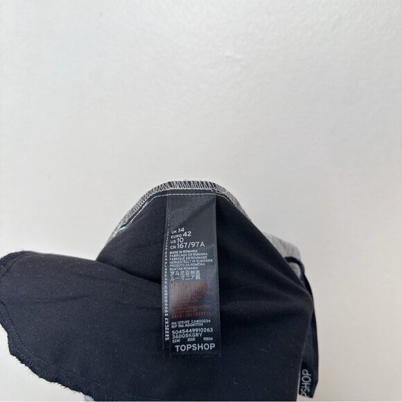 Topshop Womens 10 Pleated Trouser Ankle Pant - Picture 11 of 15